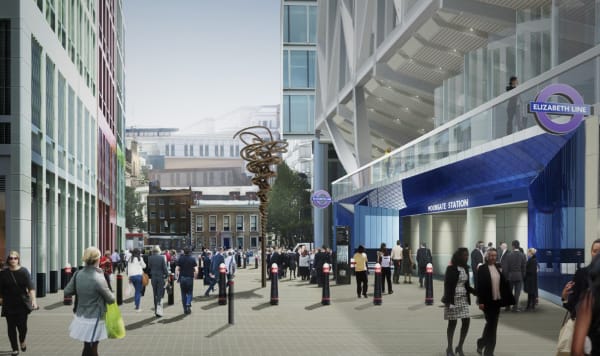 Conrad Shawcross to create a major new public artwork for the Elizabeth line at Liverpool Street