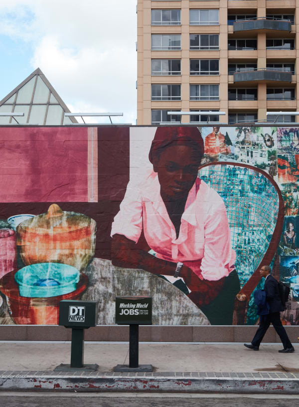 Njideka Akunyili Crosby’s MOCA Mural is unveiled