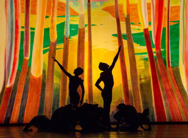 Jules de Balincourt creates the scenic design for New York City Ballet's production of Scherzo Fantastique