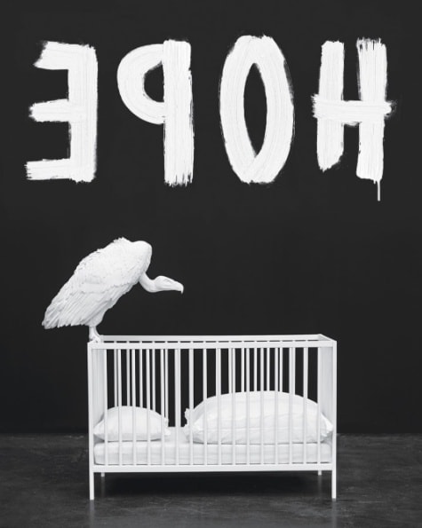 Elmgreen & Dragset create a campaign poster for W's tenth anniversary Art Issue