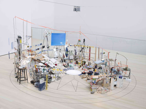 Sarah Sze’s <i>Triple Point (Pendulum)</i> goes on view at MoMA