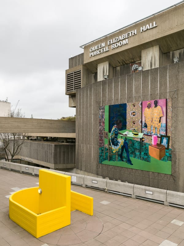 Njideka Akunyili Crosby’s Hayward Gallery Billboard is unveiled