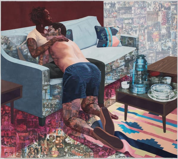 Njideka Akunyili Crosby features in a new exhibition of works from the Hammer Contemporary Collection
