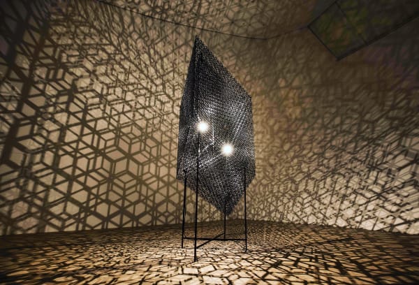 Conrad Shawcross and Jules de Balincourt in The Universe and Art at ArtScience Museum Singapore