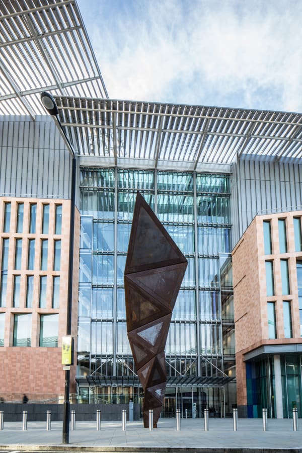 The Francis Crick Institute officially opens, featuring Paradigm by Conrad Shawcross