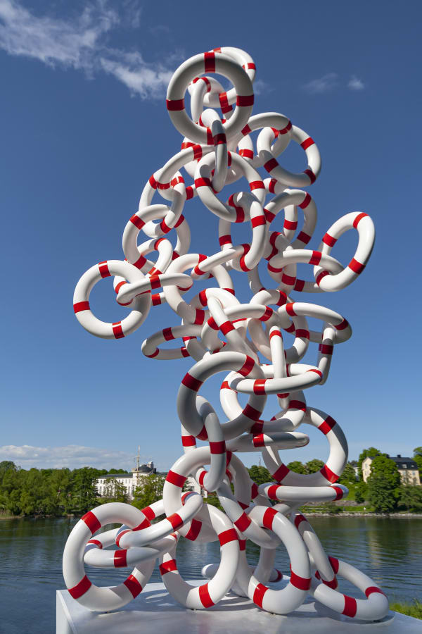 Just unveiled in Stockholm: <i>Life Rings</i> by Elmgreen & Dragset
