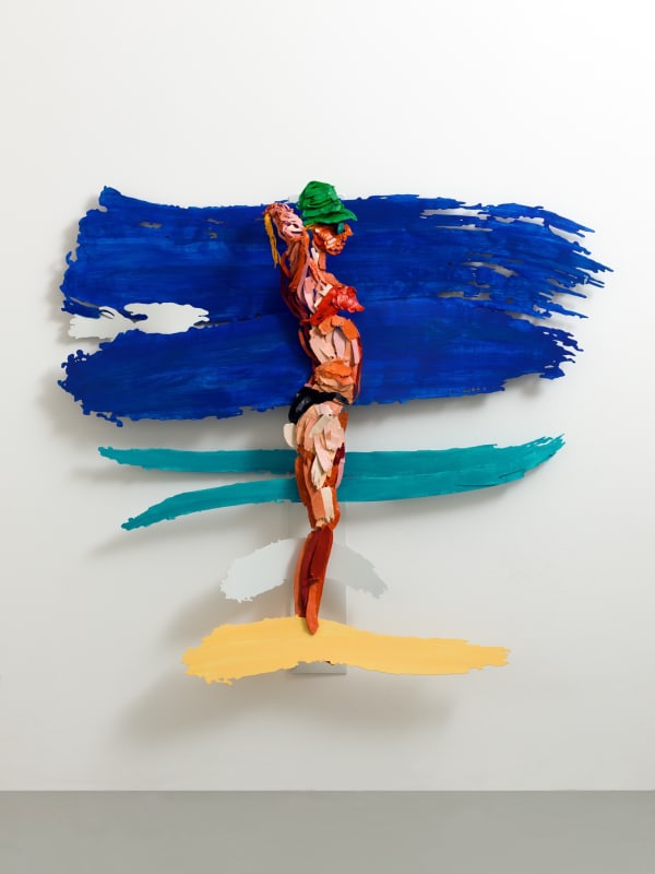 On view at Art Basel Miami Beach – Woman with Green Hat by Eric Fischl