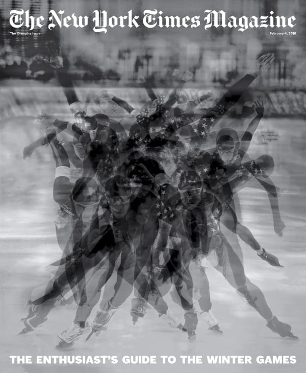 Idris Khan creates photo illustrations for The New York Times Magazine’s Olympics issue