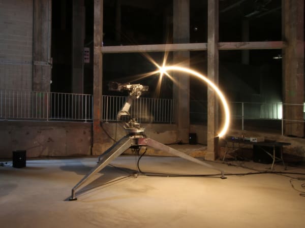 Conrad Shawcross in Socle du Monde Biennale 2017