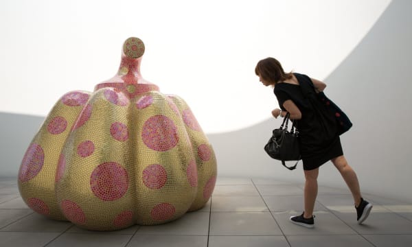 The Guardian visits the Yayoi Kusama Museum ahead of its public opening