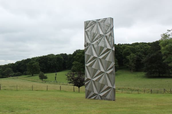 Conrad Shawcross’ Monolith (Optic) at New Art Centre, Roche Court