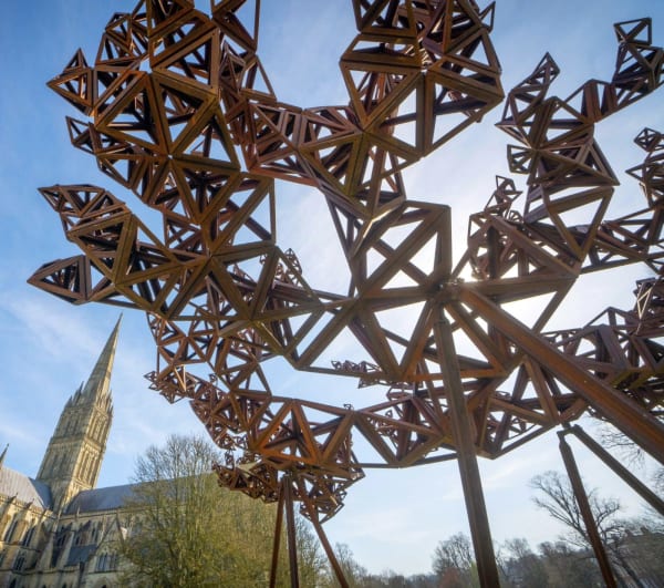 Work by Conrad Shawcross goes on view at Salisbury Cathedral – take a virtual tour of the exhibition and read a digital copy of the catalogue