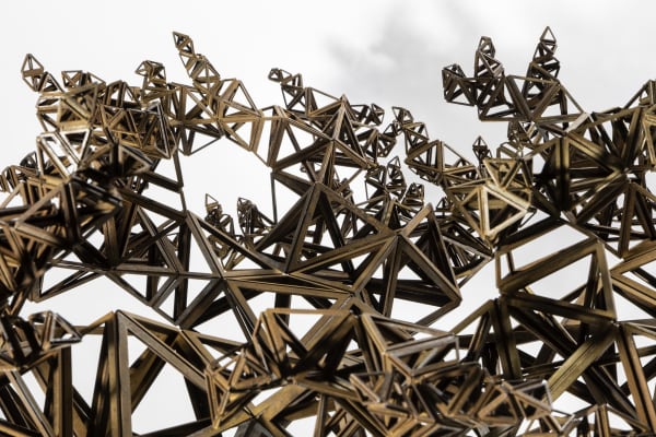 Conrad Shawcross, The Dappled Light of the Sun (Study 1), 2016 (detail)