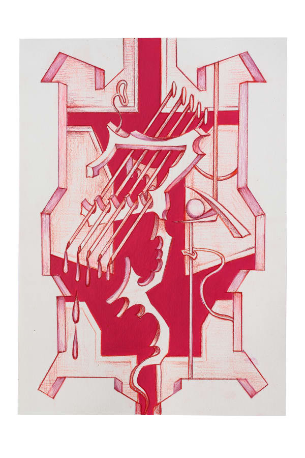 Untitled drawing #5 (from the "Frame of sorrow" series)