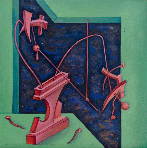 Anton Kushaev, Delirium, 60 x 60, 2024
