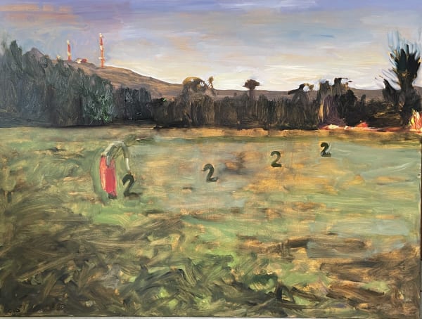 Night street art in the Siel river valley