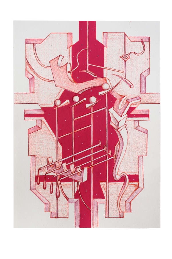 Untitled drawing #6 (from the Frame of Sorrow series), Anton Kushaev, 2022