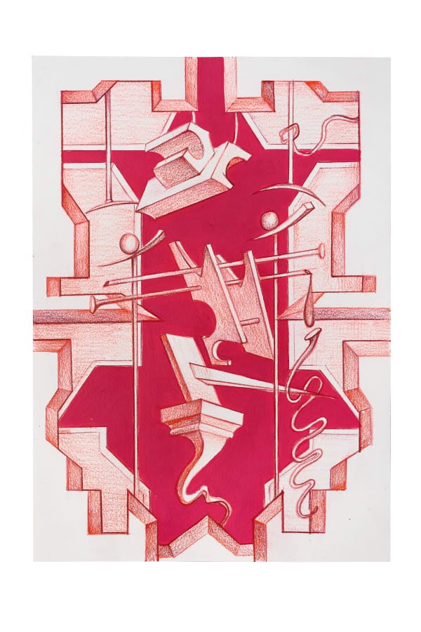 Untitled drawing #2 (from the "Frame of sorrow" series)