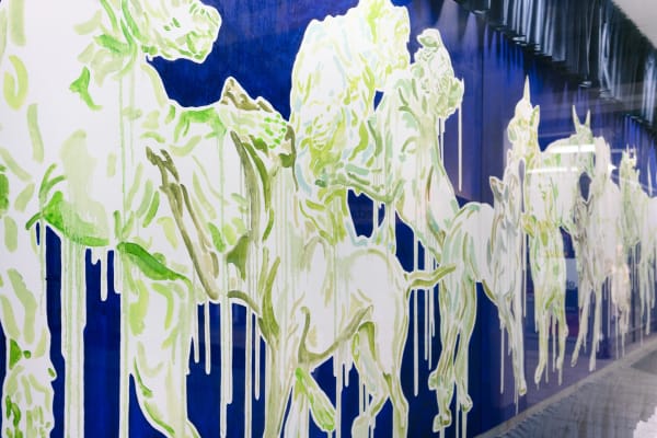 Dogs howl when they sniff yellow piss! Solo Exhibition by Stasia Grishina