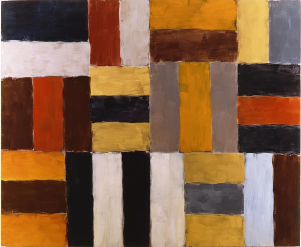 "Wall of Light Orange Yellow," 2000