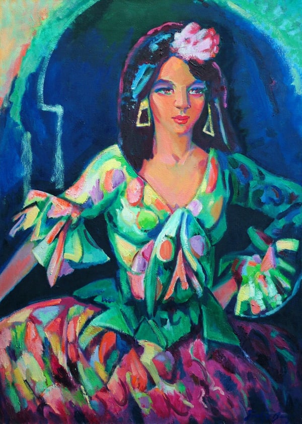 Freek van den Berg, Spaanse danseres