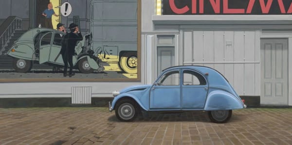 Peter van Oostzanen, Kuifje en de film van de kapotte 2cv
