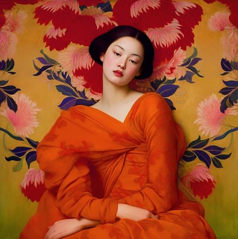 Rozemarlin Borkent, Lady in Orange