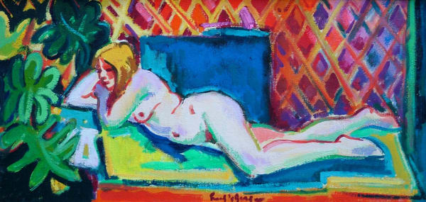 Freek van den Berg, Model op canape