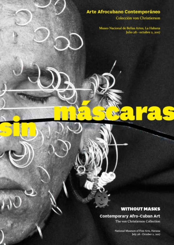 Cover of sin mascaras exhibition catalogue.