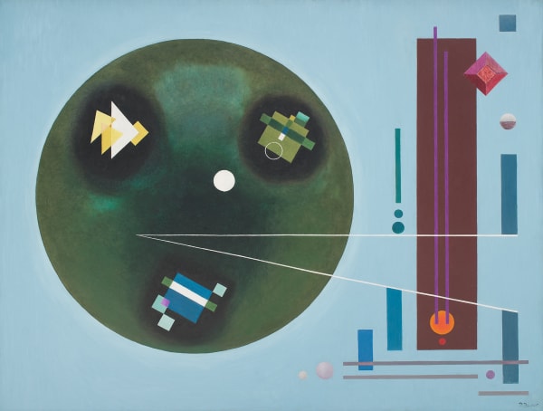 Rudolf Bauer—Green Form (1936)