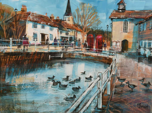 Mike Bernard - SUNLIT VENETIAN CANAL, 2021