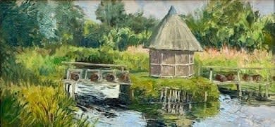 Tim Scott Bolton - RIVER TEST, LONGSTOCK EEL TRAP