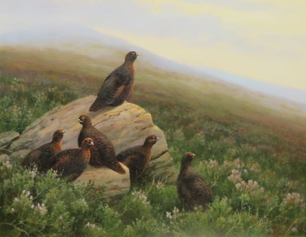 Neil Cox - FIRST SNOW - TEAL AND MALLARD