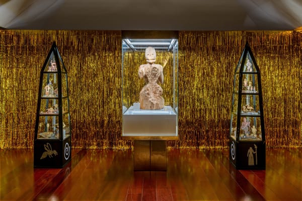 Installation view Dead Nations. Eternal version, curated by Marina Dacci & Svetlana Marich @ ETRU – National Etruscan Museum of Villa Giulia, Rome | June 11 > October 3, 2021 Ph Ela Bialkowska