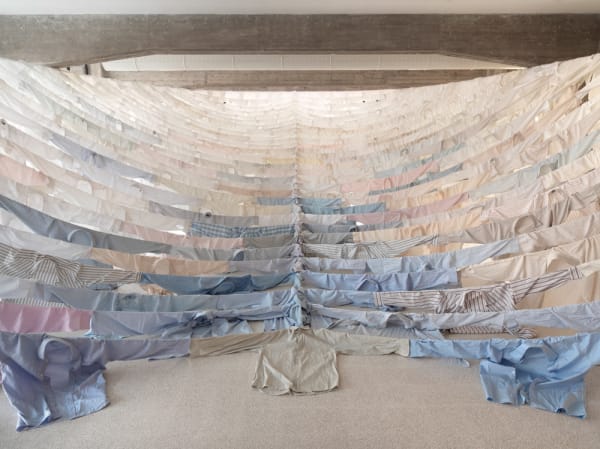 Installation view, Kaarina Kaikkonen, Are we still Going On?, 2012, Collezione Maramotti, ph. Dario Lasagni