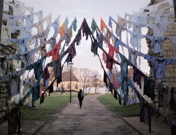 Installation view, Kaarina Kaikkonen, The Gate Guarded, 2017, Musée des Beaux-Arts de Caen, France