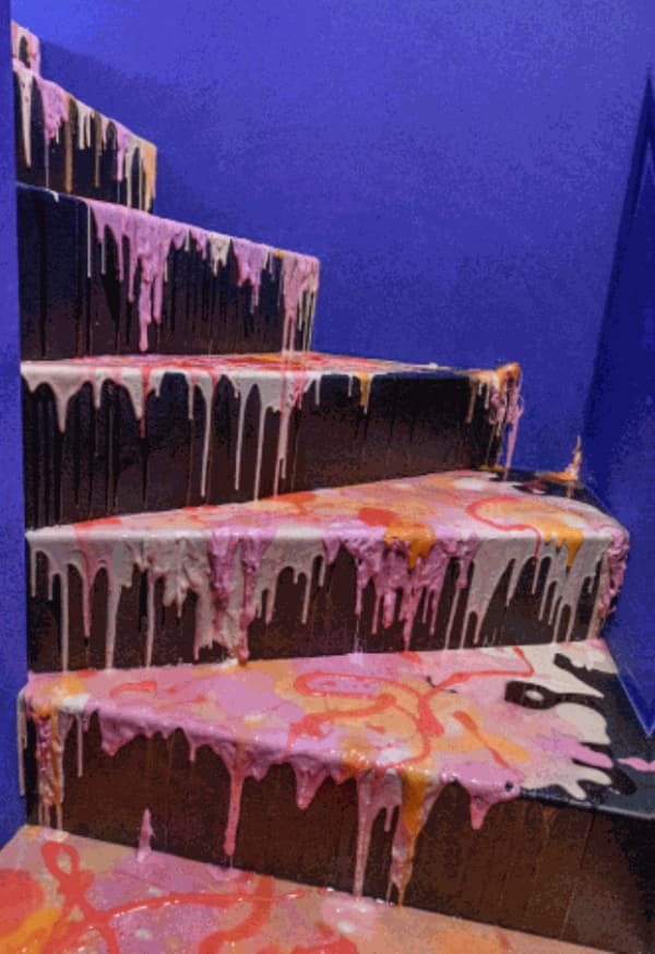 Installation View Just in staircase (Golgotha) | Casa Priva, Rome, 2022