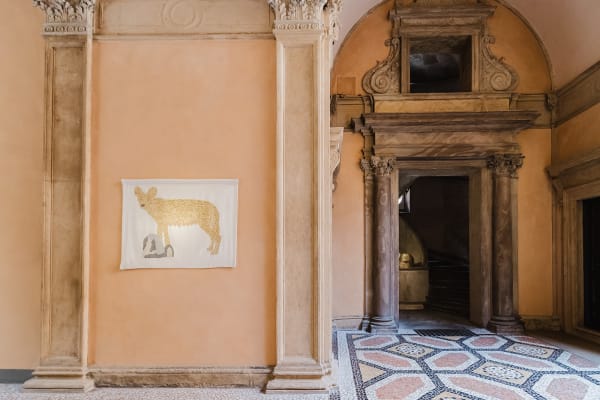 Installation View, Marta Roberti, Giungla a Palazzo, curated by Silvia Evangelisti, 2025, Palazzo Boncompagni, Bologna. Ph Marcela Ferreira