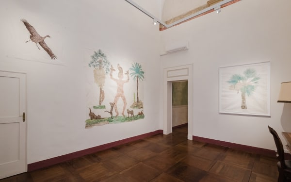 Installation View, Marta Roberti, Giungla a Palazzo, curated by Silvia Evangelisti, 2025, Palazzo Boncompagni, Bologna. Ph Marcela Ferreira