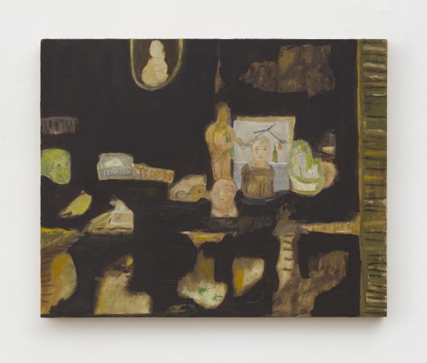 Beatrice Meoni, Passacaglia degli oggetti, 2024, oil on panel, cm 40 x 50 Courtesy of the artist and z2o Sara Zanin