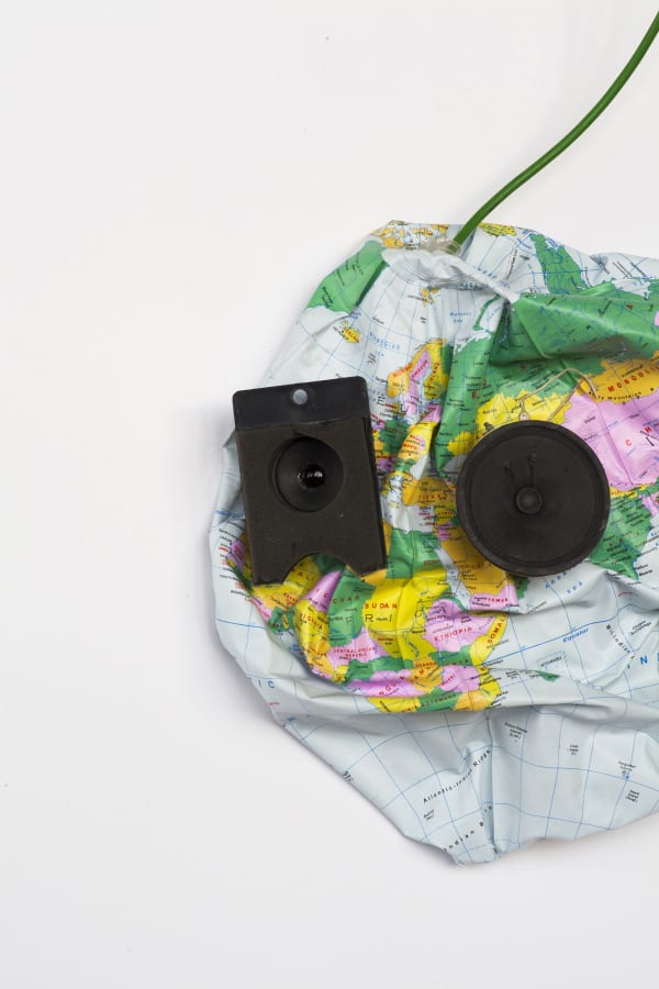 Kristof Kintera, The world is not rotating around your head, 2016, mixed media, cm 103 x 73