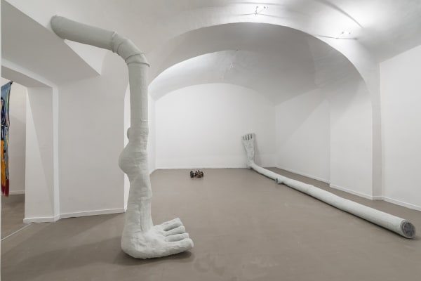 Walled Gardens In An Insane Eden, 2017, InstallationView, Room 3, z2o Sara Zanin Gallery, Roma photo credits Sebastiano Luciano