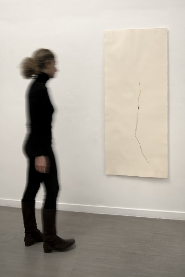 Beatrice Pediconi Untitled #24, 2020 Emulsion lift on paper cm 160 x 65