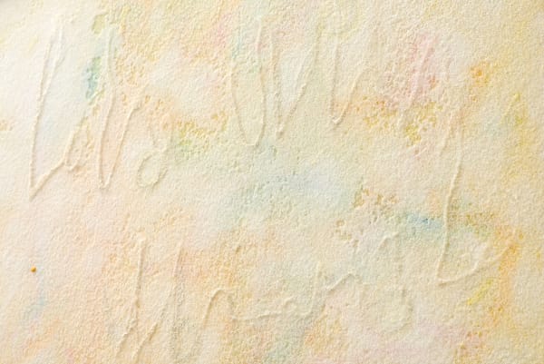 Details Pier Paolo Calzolari Titolo: Scritture Iscrizione: L'aria vibra del ronzio, 2019