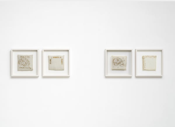 Il segno è l'esemplare parlato in installation view at z2o project ph. Giorgio Benni