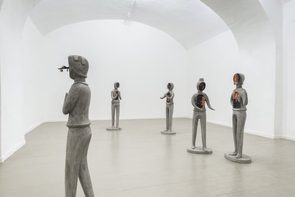 Anna Hulačová Harvest and Survive in installation view at z2o Sara Zanin ph. Sebastiano Luciano