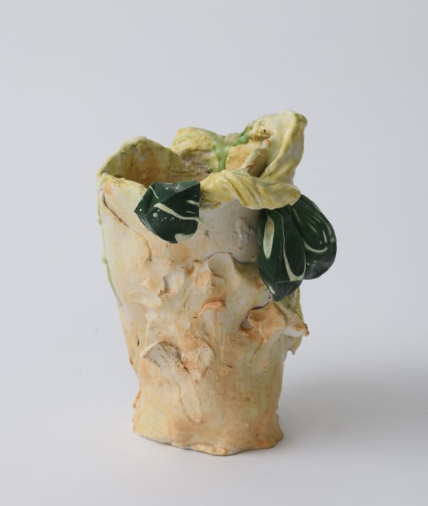 Guglielmo Maggini Vaso della fertilità (albero fertilex), back side, 2023 Ceramic, stabilized balloons, polyurethane resin cm 18 x 16 x 26 ph. Giorgio Benni