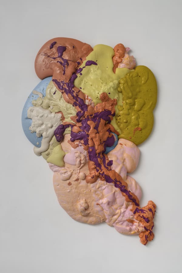 Guglielmo Maggini Grottesco (infusione arancione), 2023 Memory foam, foam, polyurethane resin cm 130 x 80 x 20 ph. Giorgio Benni