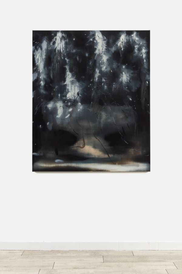 Nazzarena Poli Maramotti, I lumi e le assenze, 2024, mixed media on canvas, cm 120 x 100. Ph. Carlo Favero