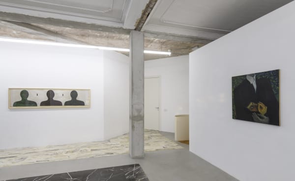 Cesare Tacchi. Una casa di foglie e fogli, curated by Daniela Bigi, installation views, ph. Giorgio Benni